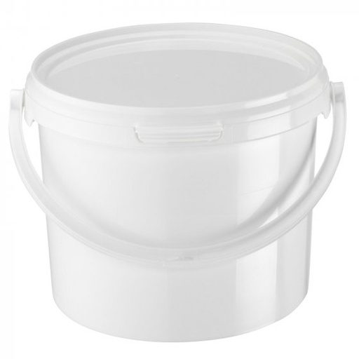 Bucket 10L white-lid 